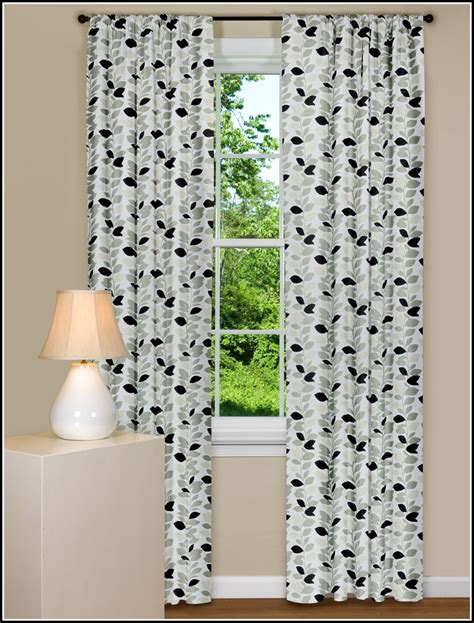 White Kitchen Curtains With Black Trim - Curtains : Home Design Ideas ...