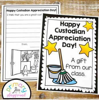 Custodian Appreciation Day Gift Idea- Custodian Birthday Gift | TPT