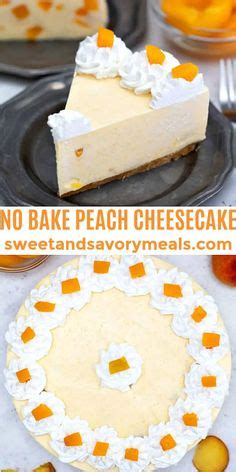 Delicious Peach Cheesecake