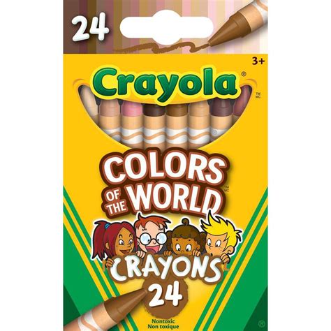 Crayola Colors of the World Crayons 24-pack | Classroom Essentials Scholastic Canada