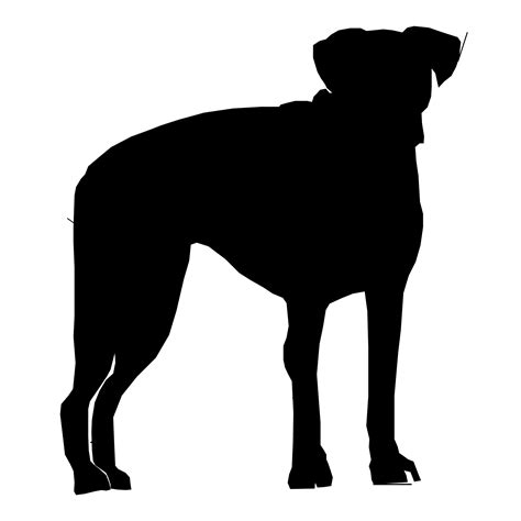 Dog Silhouette Drawing 02 Free Stock Photo - Public Domain Pictures