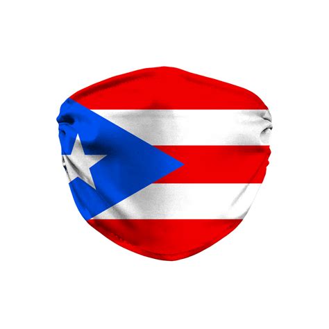 Puerto Rico Flag Face Mask