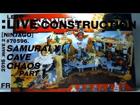 [LIVE CONSTRUCTION] LEGO Ninjago : Samurai X Cave Chaos (1/6) [Français ...