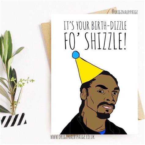 Snoop dogg birthday card | Etsy