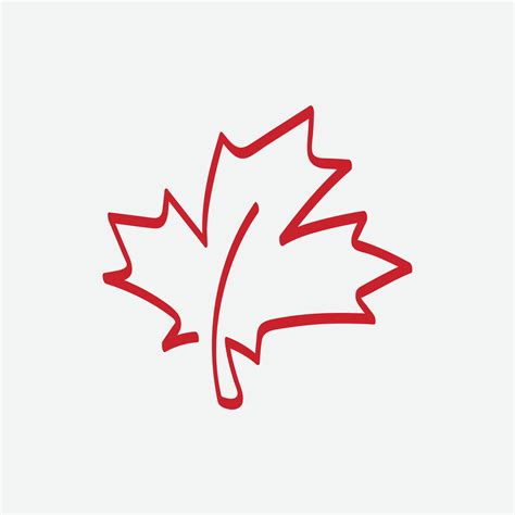 Maple leaf logo, Red maple leaf, Canada symbol, Red Canadian Maple LeafMaple leaf logo template ...