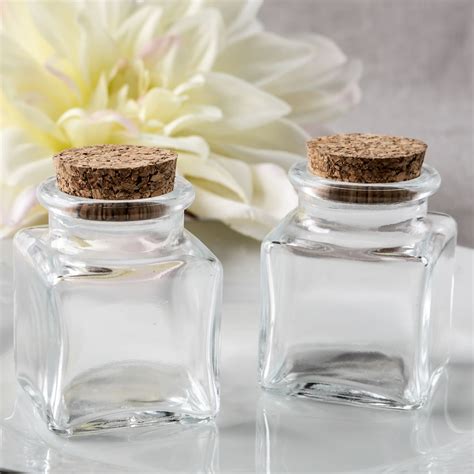 Perfectly Plain Collection Square Clear Glass Treat Jar - Famous Favors