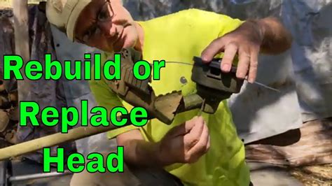 How to Replace the Head on a Stihl Weed Eater - YouTube