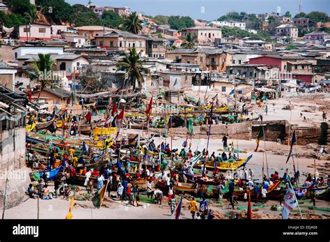 Cape Coast beach, Ghana Stock Photo - Alamy