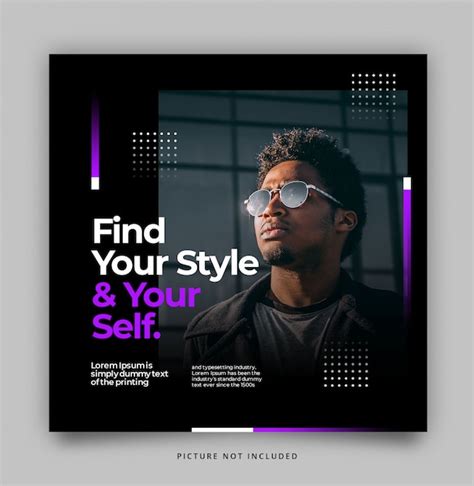 Free PSD | Modern dynamic instagram post feed template