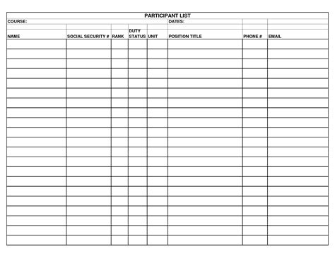 Blank Checklist Template Pdf Sample Design Templates - Riset