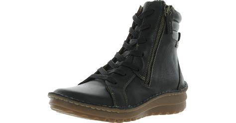 Pikolinos Cazorla Leather Lace-up Ankle Boots in Black | Lyst