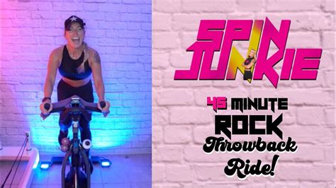 Free 45 Minute Spin Class: Rock Throwback! Indoor Cycling Workout! | Indoor cycling workouts ...