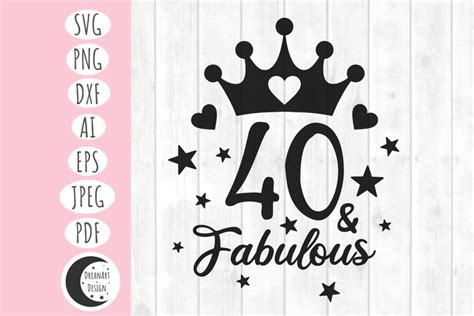 40th birthday svg, 40th birthday, forty birthday svg