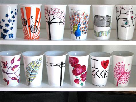 Diy Painted Mug Designs - awesome 64 Cute and Funny DIY Coffee Mug ...