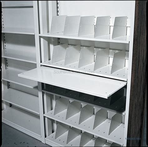 Steel File Divider Supports That Are Metal To Fit Into Open Filing Shelves For Metal Shelving ...