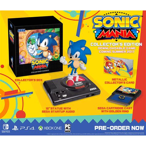 Sega Sonic Mania Collector's Edition (PS4) SM-63207-1 B&H Photo