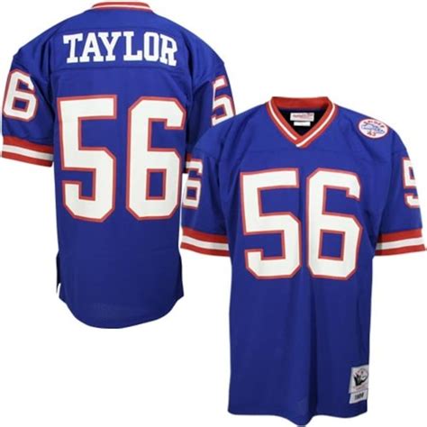 Mens New York Giants Lawrence Taylor Mitchell & Ness Royal Blue ...