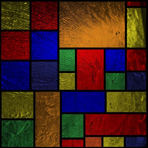 Stained Glass Square Digital Art by Mary Parks - Fine Art America