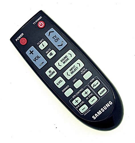 Samsung Sound Bar Remote Control Manual