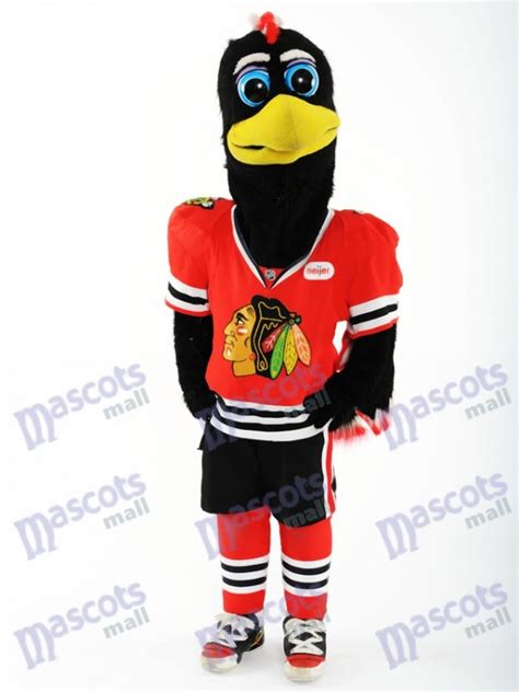 Costume de mascotte de Chicago Blackhawks Tommy Hawk