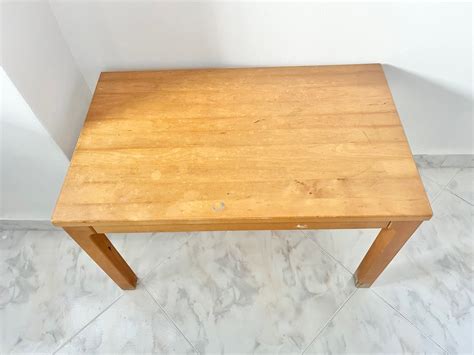 IKEA wooden table, Furniture & Home Living, Furniture, Tables & Sets on Carousell