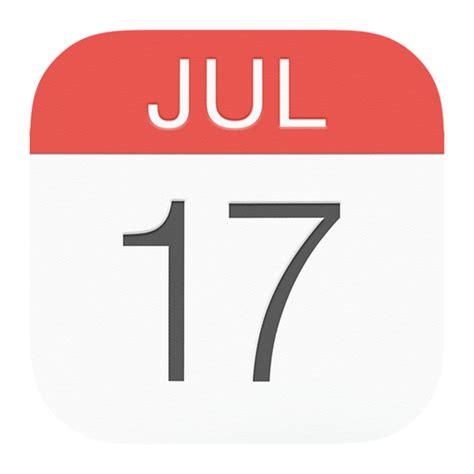 Ios Calendar Icon #6356 - Free Icons Library