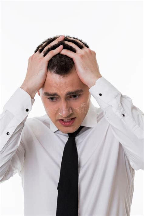 Emotional guy. stock photo. Image of attractive, frustrated - 54945414