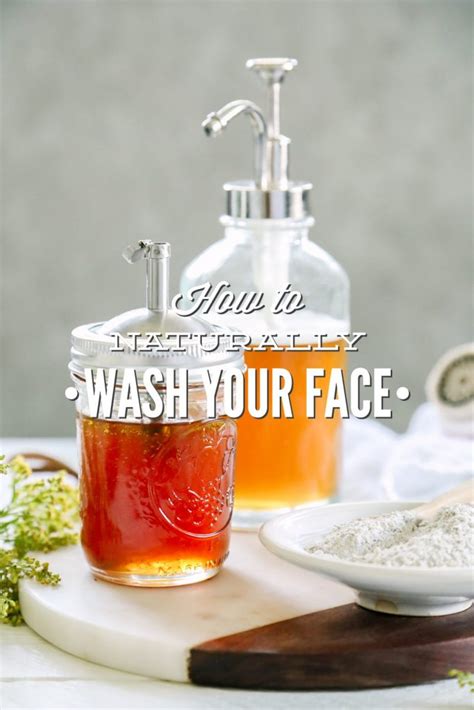 How to Naturally Wash Your Face: Simple DIY (Homemade) Face Cleanser ...