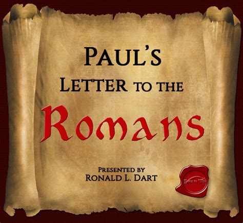 Paul's Letter to the Romans - Born to Win