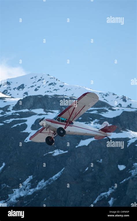 Super cub piper bush airplane hi-res stock photography and images - Alamy