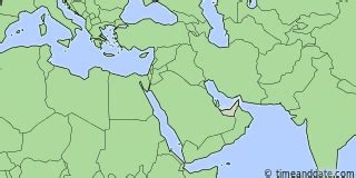 Time Zone & Clock Changes in 25°04'32.0"N, 55°08'43.2"E, United Arab Emirates