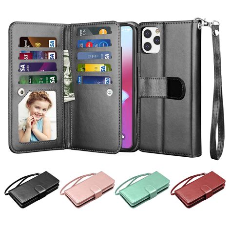 Iphone 13 pro max leather folio case - Wasspots