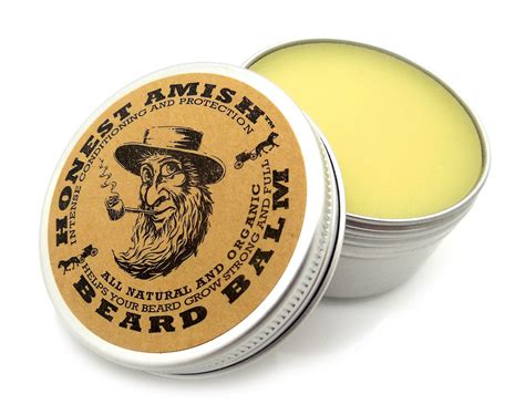 Honest Amish Beard Balm Men's Leave-in Beard Conditioner - Etsy