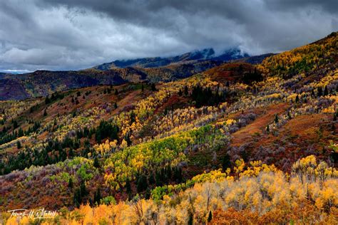 Wasatch Mountains Utah Autumn Storm Photo Art Prints | Tomas W Mitchell