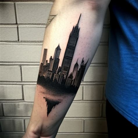 86 Chicago Skyline Tattoo Ideas - TattooClue.com