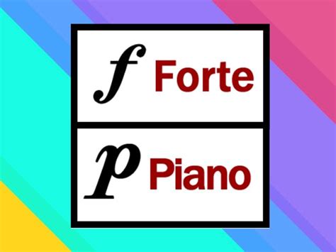 Forte Or Piano? Free Activities online for kids in 2nd grade by A ...