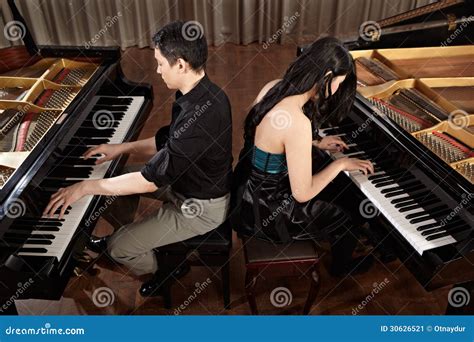 Duet With Pianos Stock Image - Image: 30626521