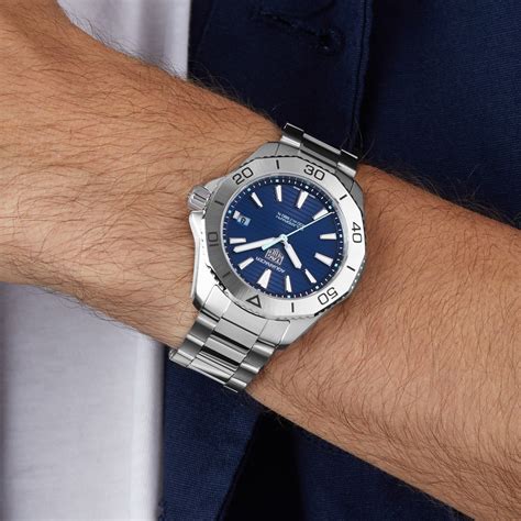 TAG Heuer Aquaracer Professional 200 Solargraph 40mm Mens Watch Blue ...