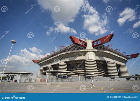 Giuseppe Meazza Stadium In San Siro Editorial Image | CartoonDealer.com ...