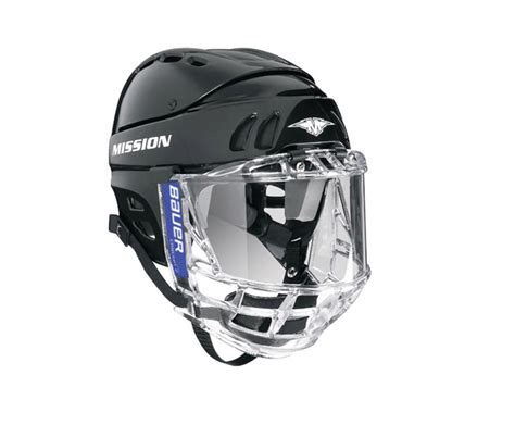 Mission M1501 Hockey Helmet w/ Bauer Concept II Shield | Hockey Helmets Combo | Hockey shop ...