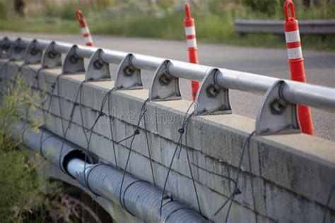 Concrete Bridge in the Construction Process Stock Image - Image of ...