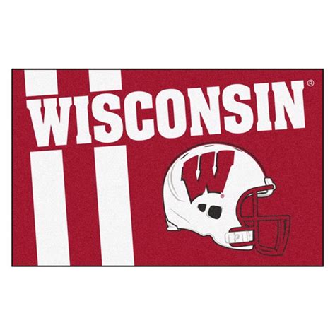 Wisconsin Badgers Uniform Mat - Dragon Sports