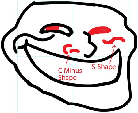 How to Draw Trollface with Easy Step by Step Drawing Tutorial – How to Draw Step by Step Drawing ...