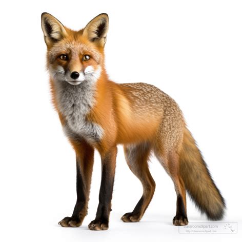 Fox Photos-Fox isolated on white background