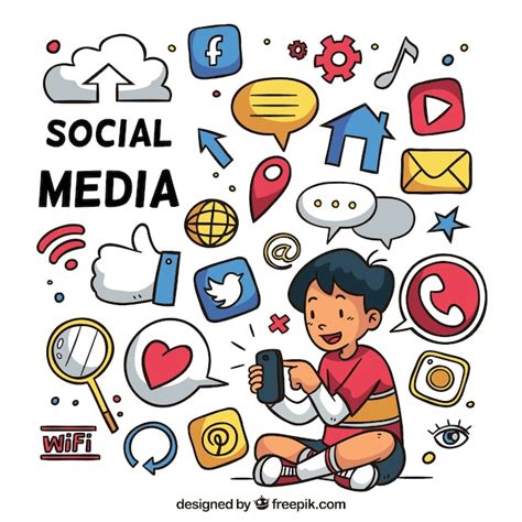 Social Media Cartoon Images - Free Download on Freepik