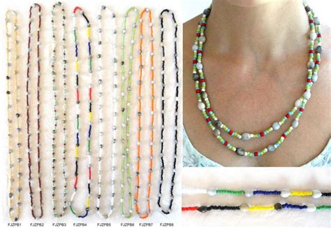 Zulu Pearl Rope Bead Necklaces - End of Range - *WAS R27.95**NOW R19.57 ...