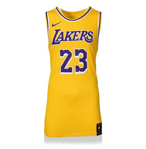 LeBron James Signed Los Angeles Lakers Home Jersey