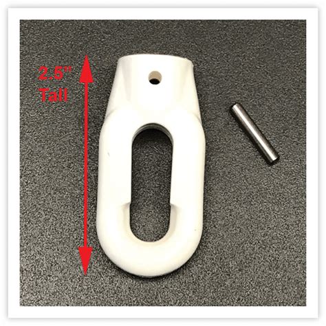 PVC Universal Retractable Awning Gear Eye Replacement – Hook Style ...