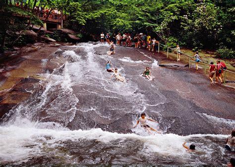 sliding-rock-north-carolina-alamy-a0brdp - When In Your State