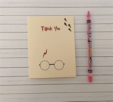 Harry Potter thank you notesHarry Potter thank you